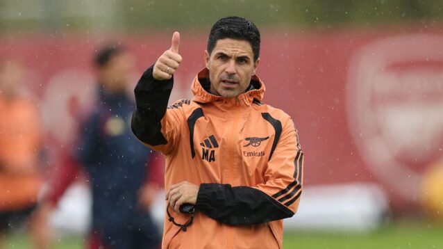 Arsenal head coach Mikel Arteta