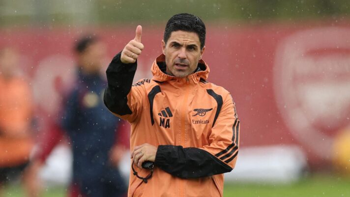 Arsenal head coach Mikel Arteta