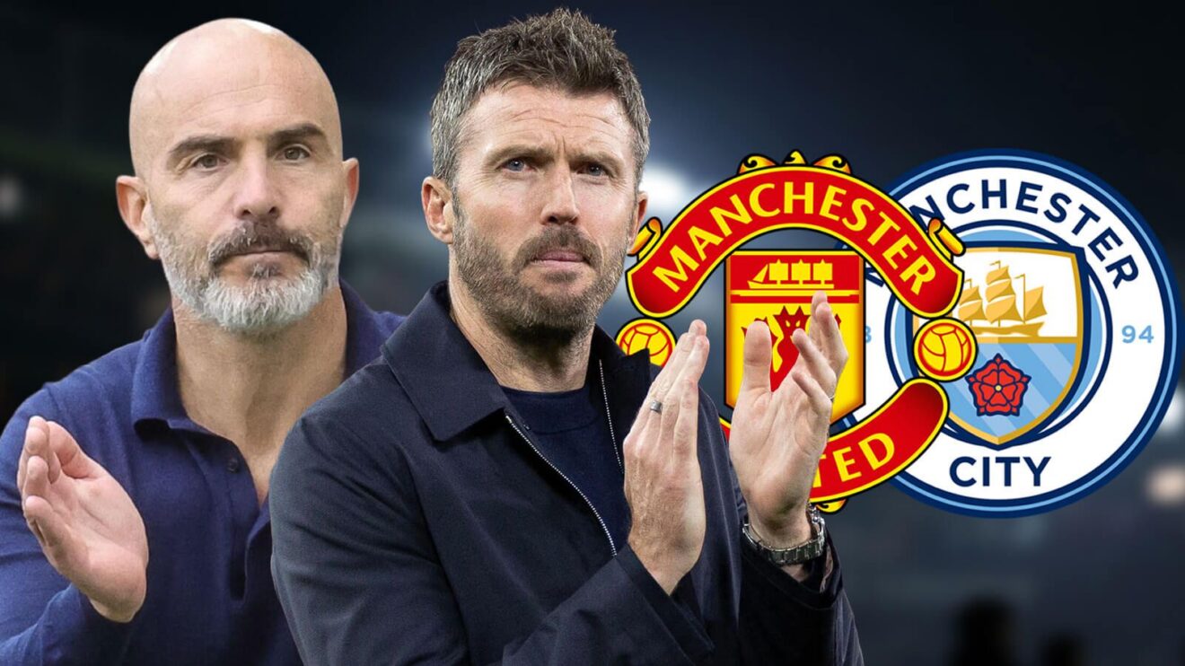 Enzo Maresca and Michael Carrick.