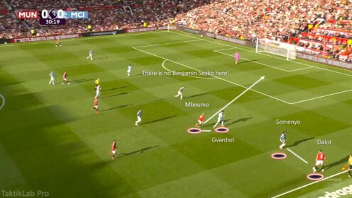 How Michael Carrick’s Man Utd utterly failed to break down 10-man Man City