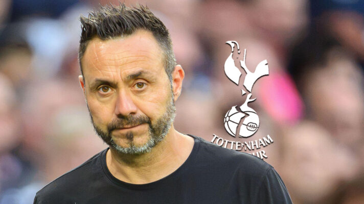 Tottenham head coach Roberto De Zerbi