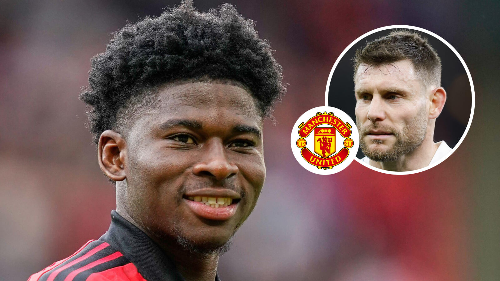 Two Images Collage Carlos Baleba James Milner