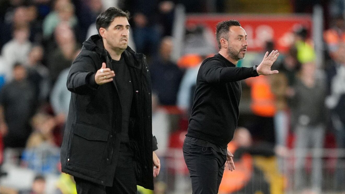 Andoni Iraola and Roberto De Zerbi.