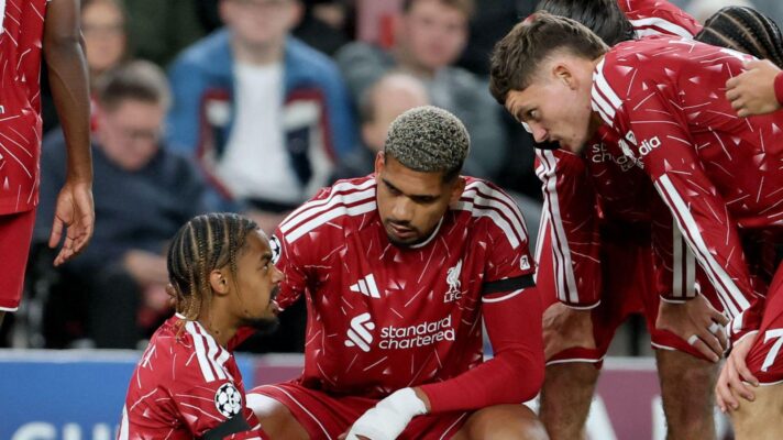 Bradley Barcola, Ronald Araujo and Florian Wirtz.