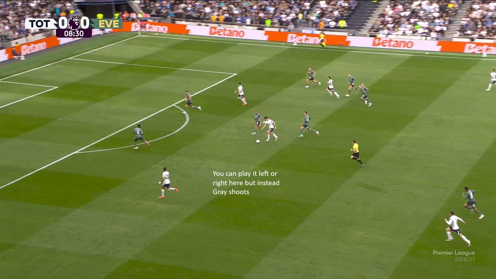 Tottenham suffer from poor decision-making.