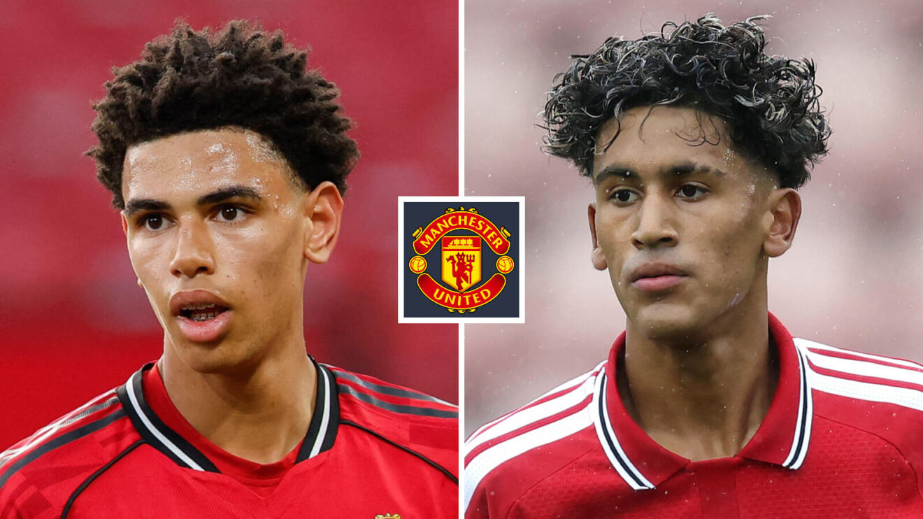 Man Utd duo Noah Ajayi and JJ Gabriel