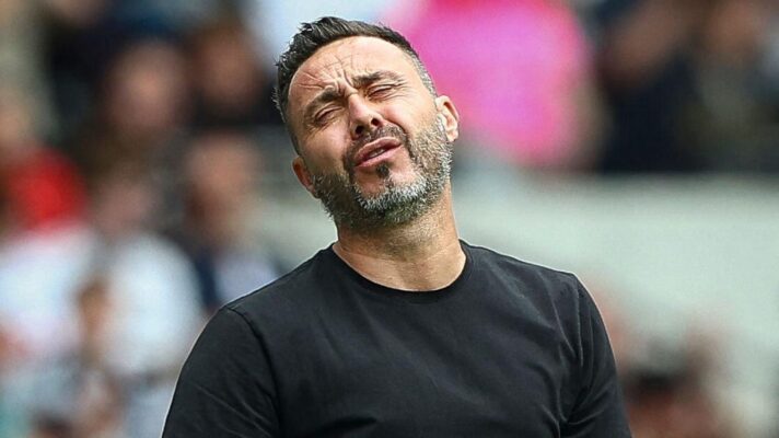 Tottenham boss Roberto De Zerbi