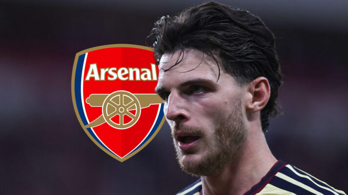Arsenal midfielder Declan Rice