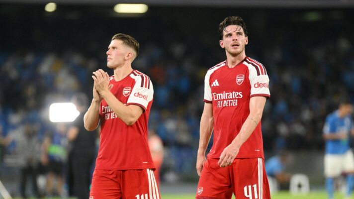 Arsenal duo Viktor Gyokeres and Declan Rice