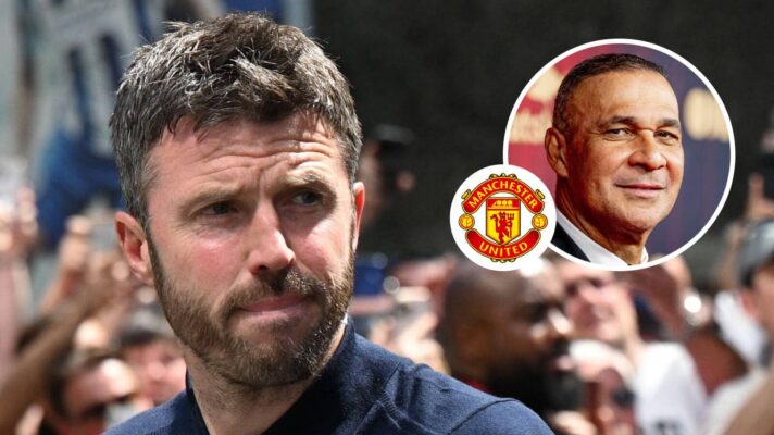 Michael Carrick, Manchester United badge and Ruud Gullit - copyright F365