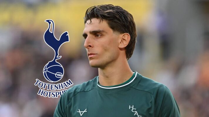 Hull goalkeeper Konstantinos Tzolakis, Tottenham badge