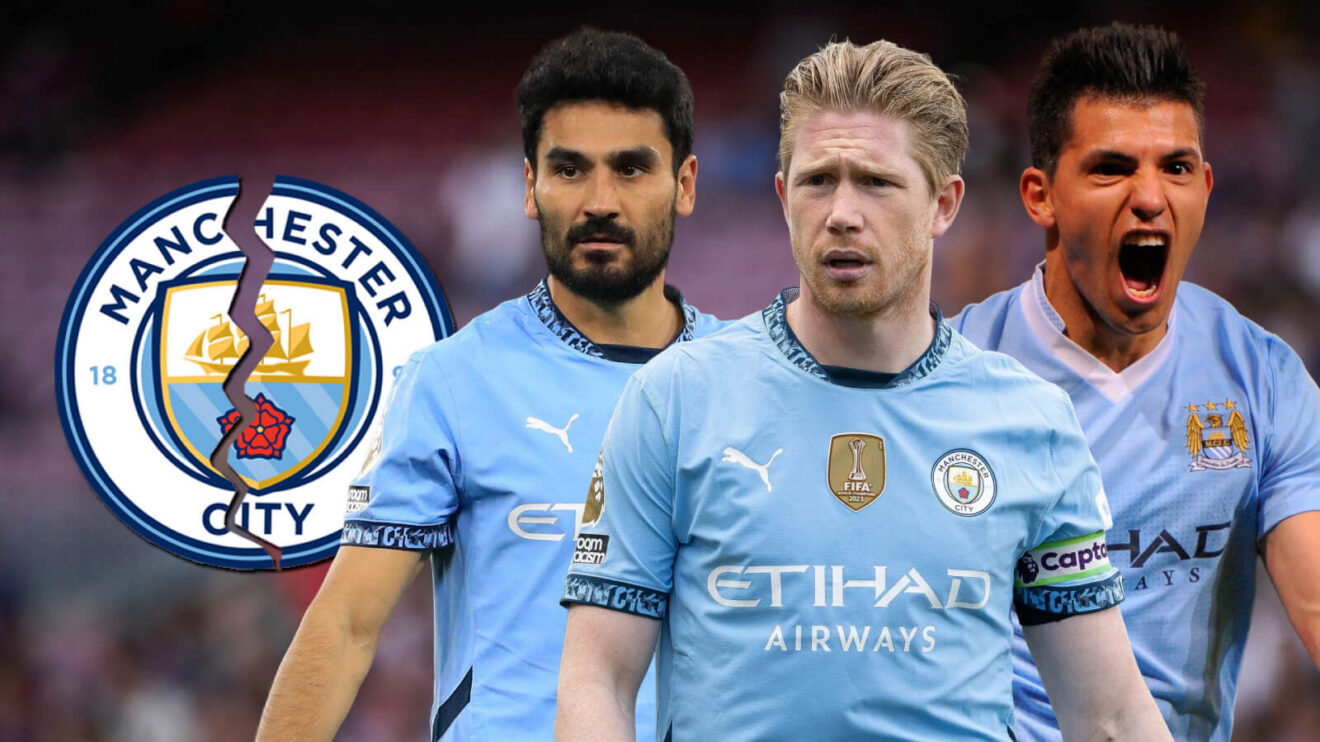 Sergio Aguero, Kevin De Bruyne and Ilkay Gundogan.