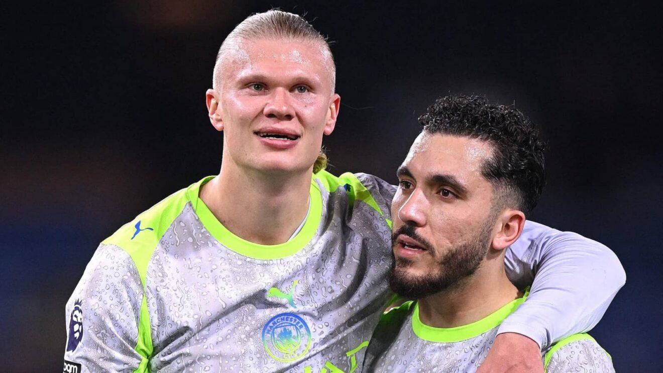 man city duo erling haaland rayan cherki