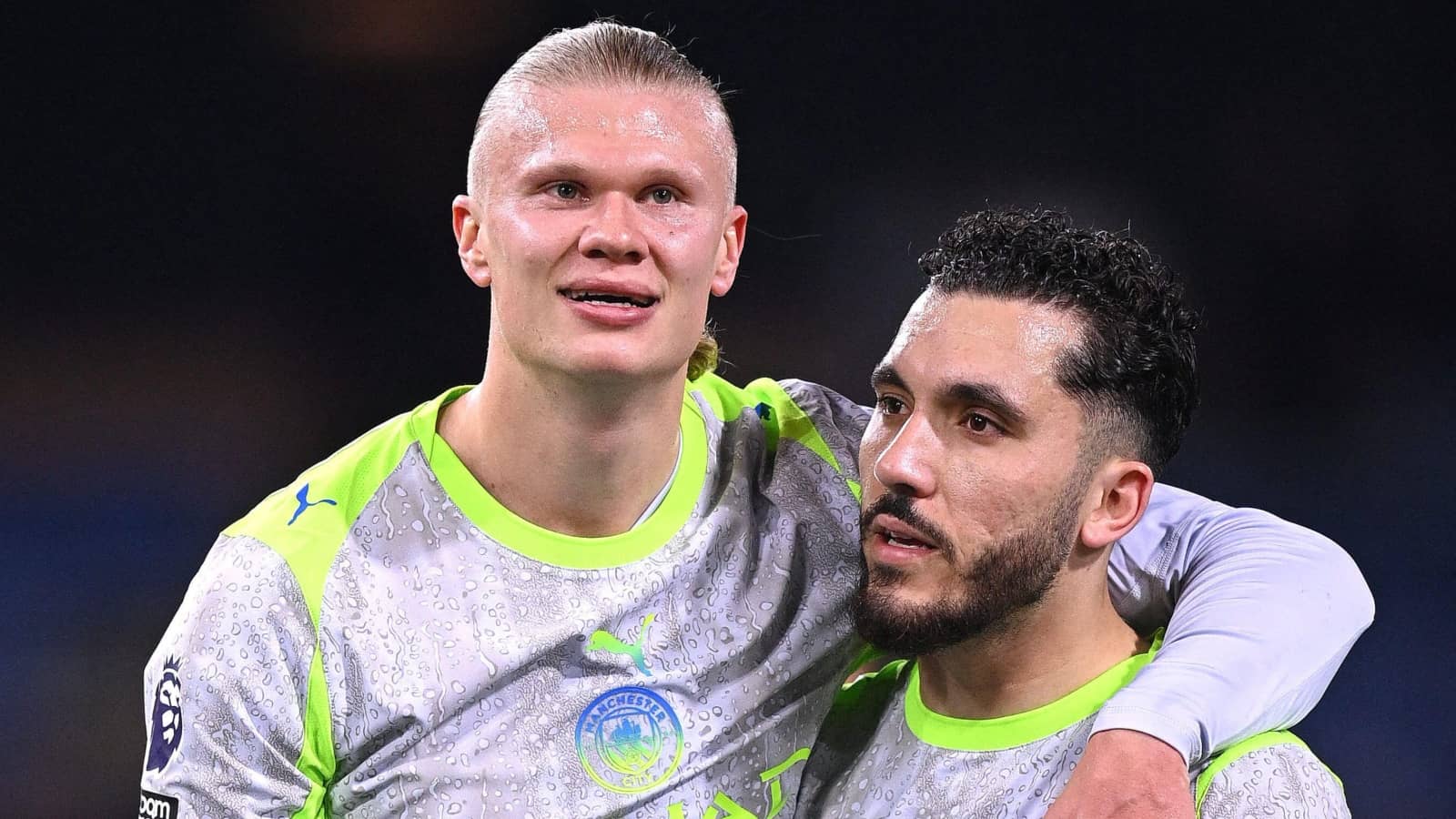 man city duo erling haaland rayan cherki