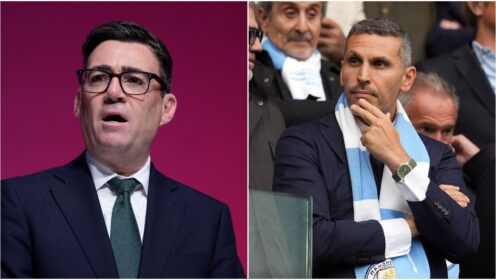 Burnham should be ‘investigated’ over ‘extraordinary’ Manchester City comments