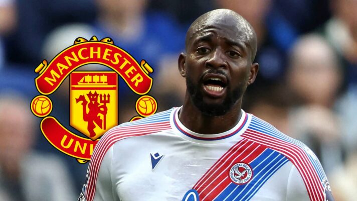 Crystal Palace striker Jean-Philippe Mateta, Man Utd badge