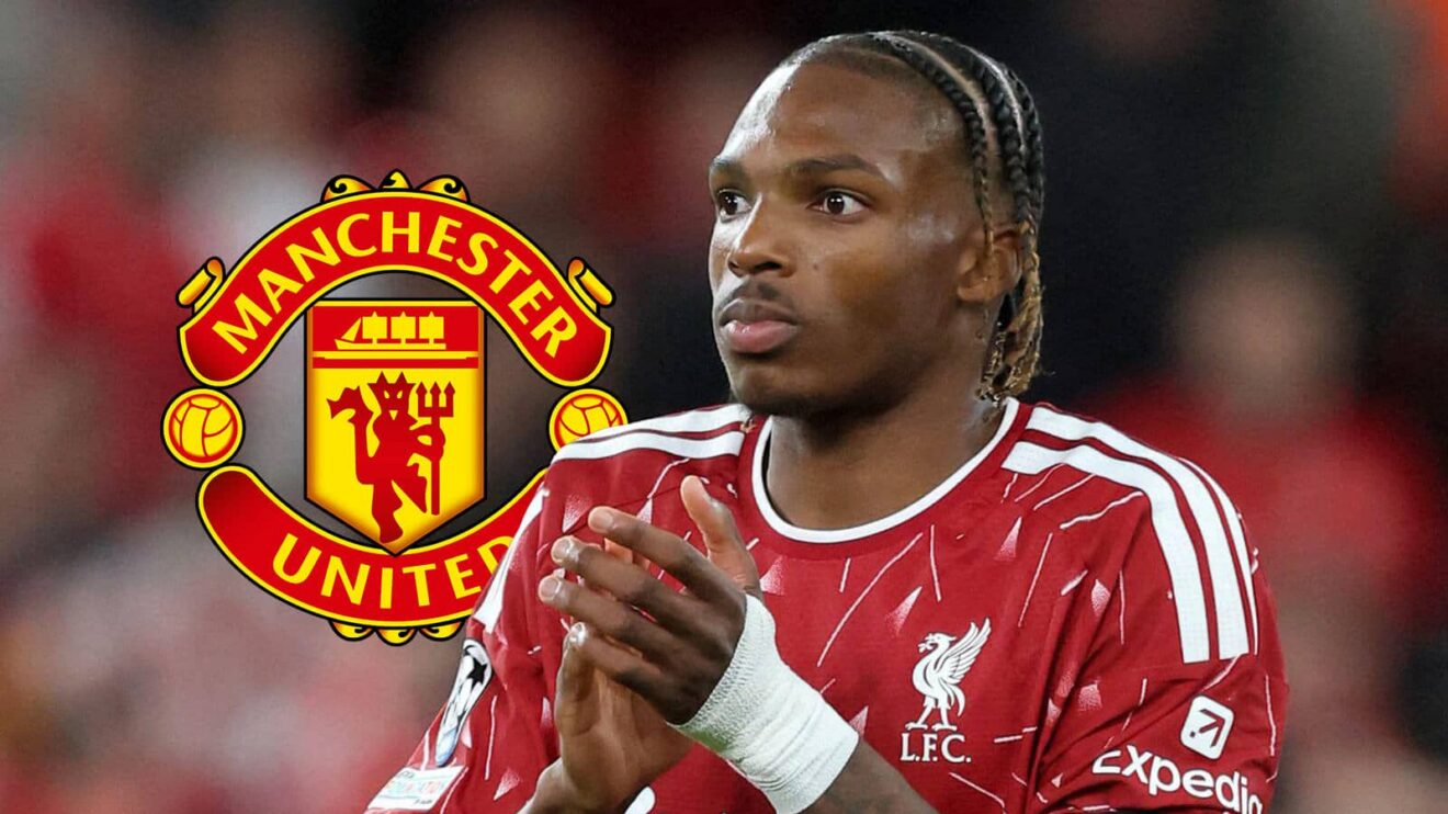 Liverpool star Jeremy Jacquet, Man Utd badge