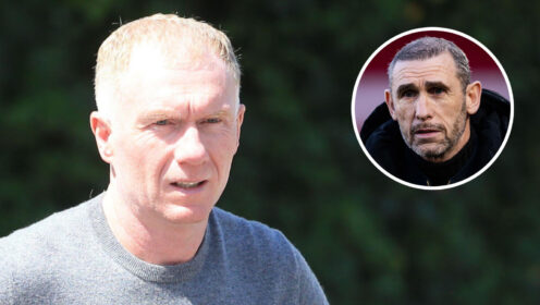 ‘Do one’ – Paul Scholes tears into Arsenal legend in row over Man City titles