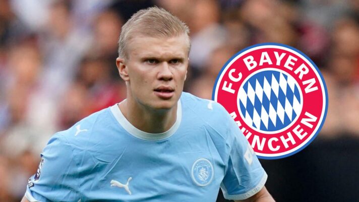 Erling Haaland with Bayern Munich