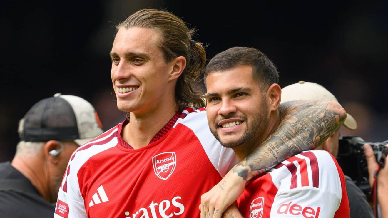 arsenal duo riccardo calafiori bruno guimaraes