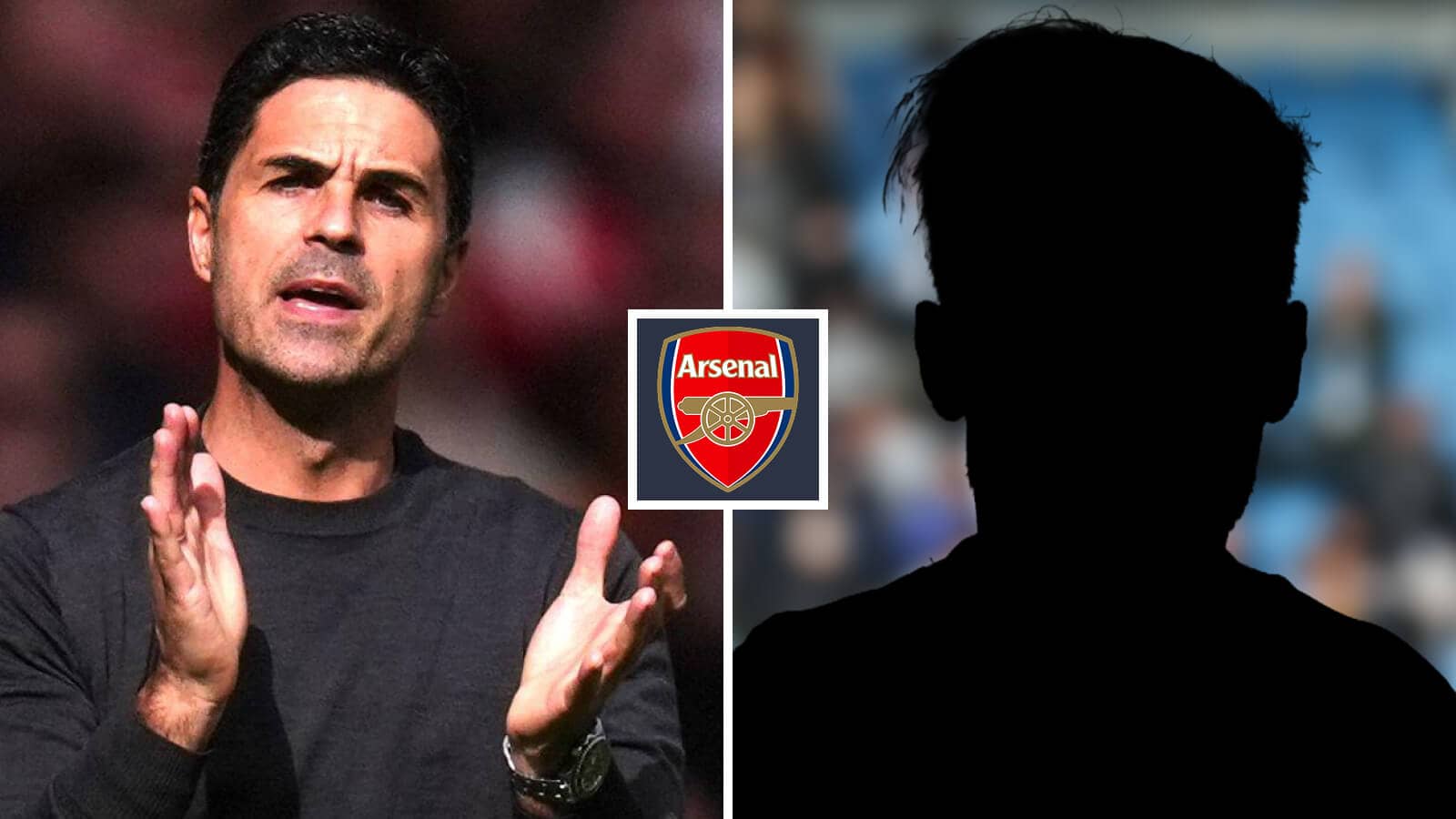 Two Images Collage Mikel Arteta Silhouette Player 4 1