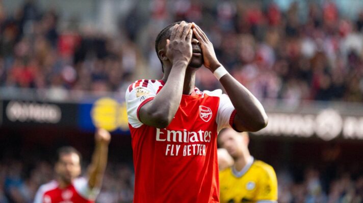 Arsenal winger Bukayo Saka
