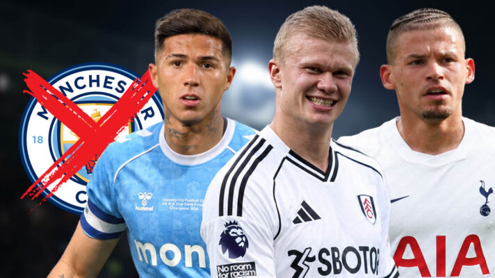 Erling Haaland in a Fulham shirt looks good