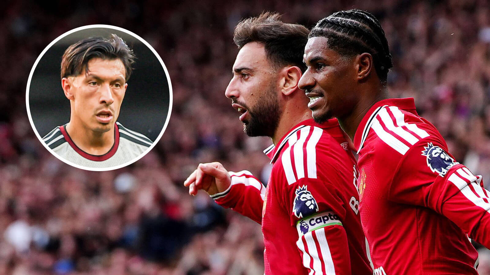 man utd trio lisandro martinez bruno fernandes marcus rashford