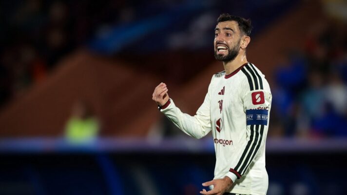 Man Utd captain Bruno Fernandes