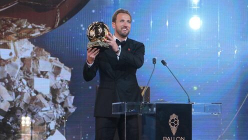 Harry Kane wins the Ballon d’Or as Arsenal star also does us proud on night of boring excess