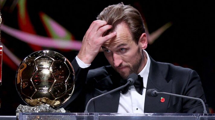 Harry Kane at the Ballon d'Or ceremony