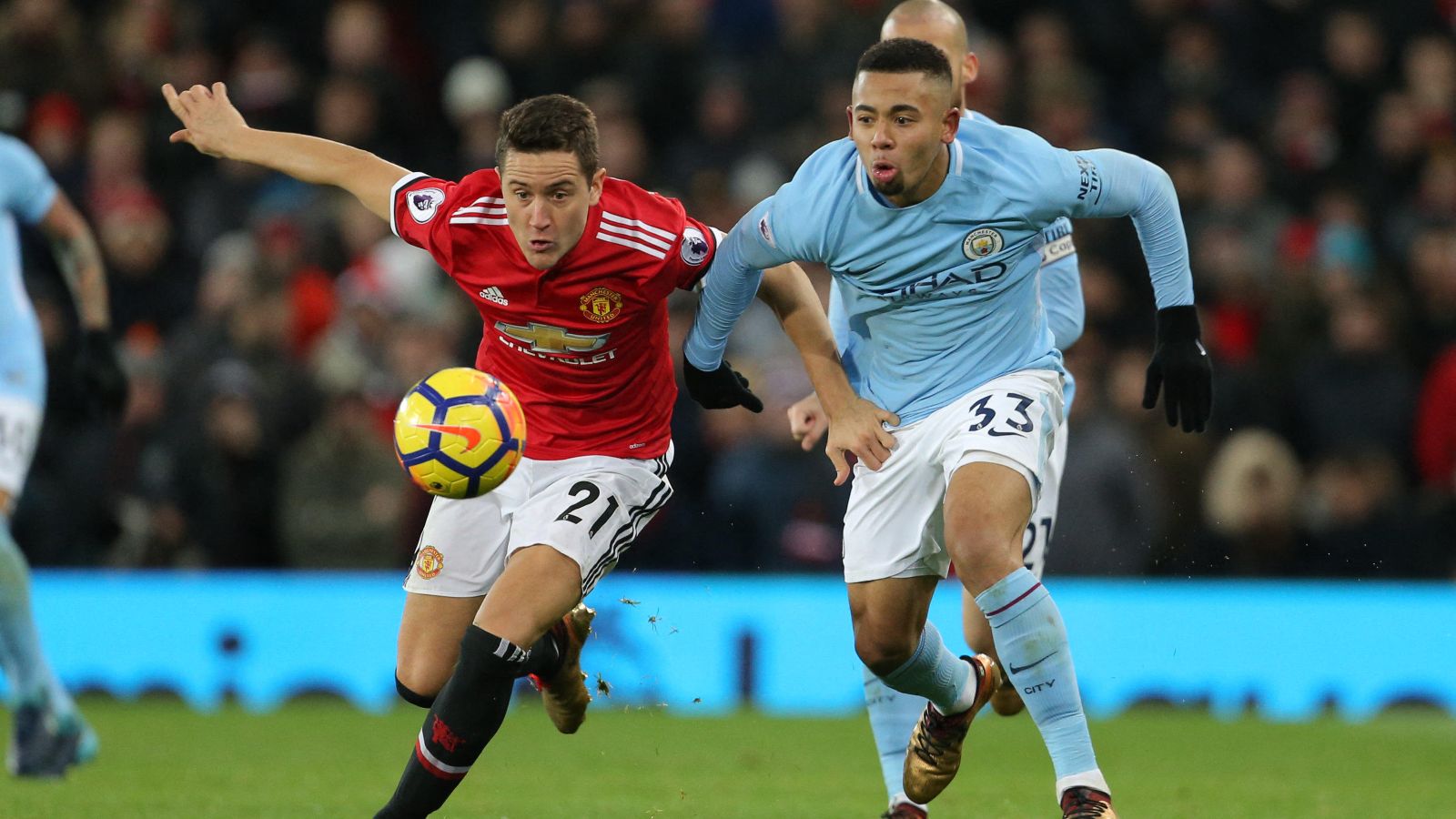 Ander Herrera Man Utd Gabriel Jesus Man City F365