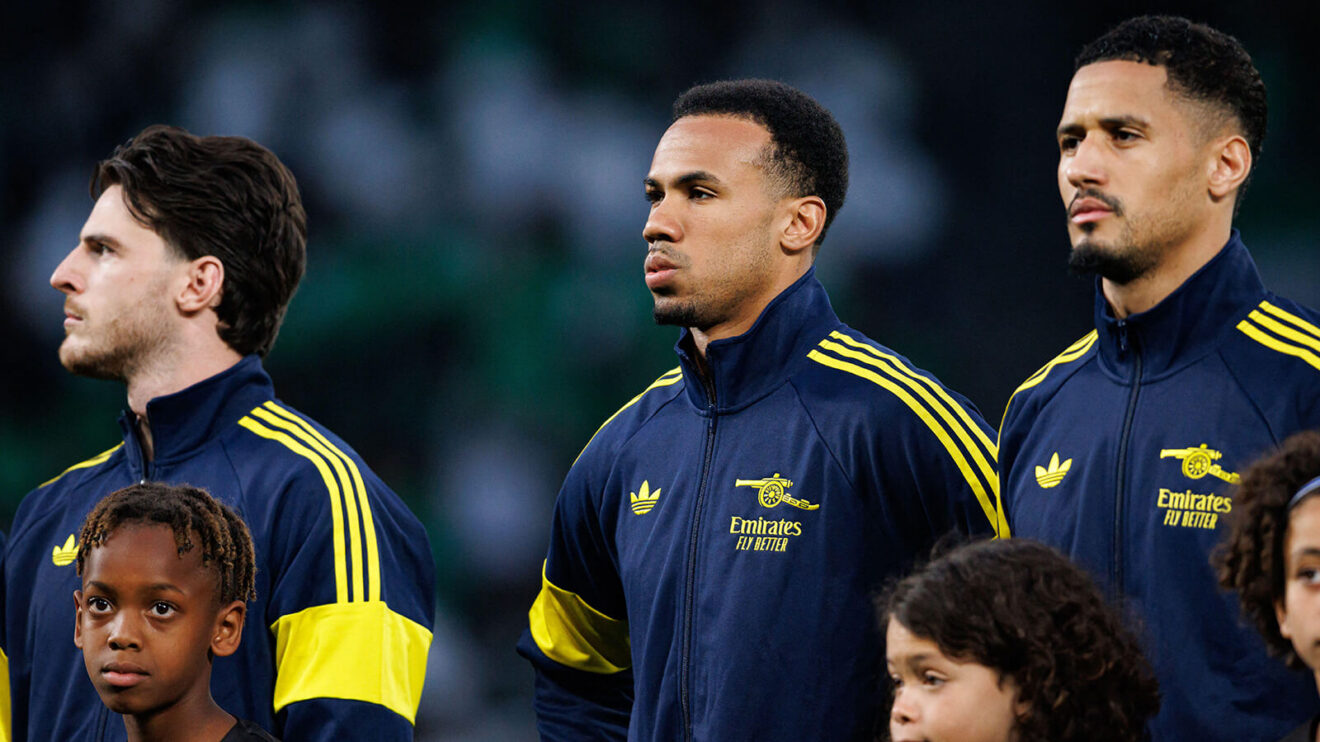 Declan Rice, Gabriel Magalhaes, William Saliba, Arsenal