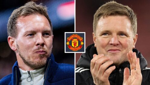 Man Utd choose between Howe, Nagelsmann to replace Carrick as top target reaches verdict on joining
